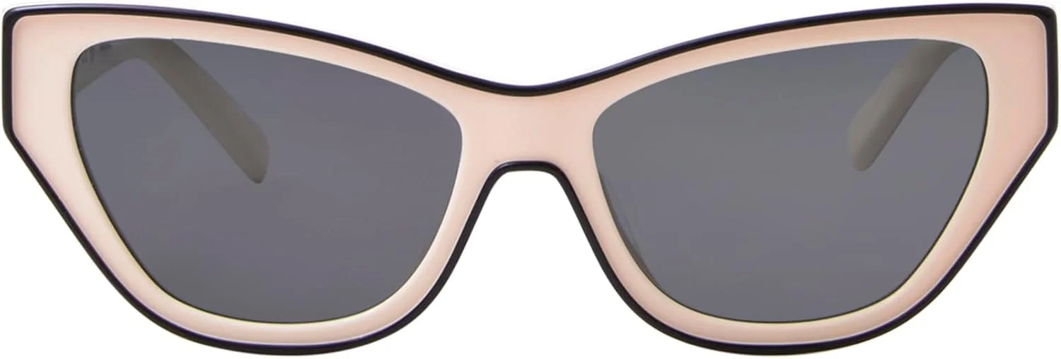 عینک آفتابی زنانه توری Burch مدل TY7206U 198887 عاجی/مشکی/طلایی/خاکستری تیره 54 میلی متر