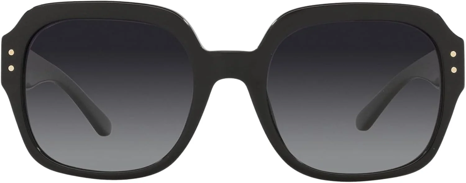 عینک آفتابی زنانه توری Burch مدل TY7143U مشکی/خاکستری تدریجی پلاریزه سایز 56، مشکی، سایز One