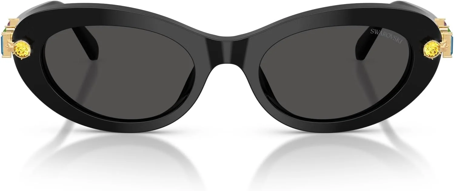 عینک آفتابی زنانه سواروسکی مدل Sk6042 با فریم بیضی