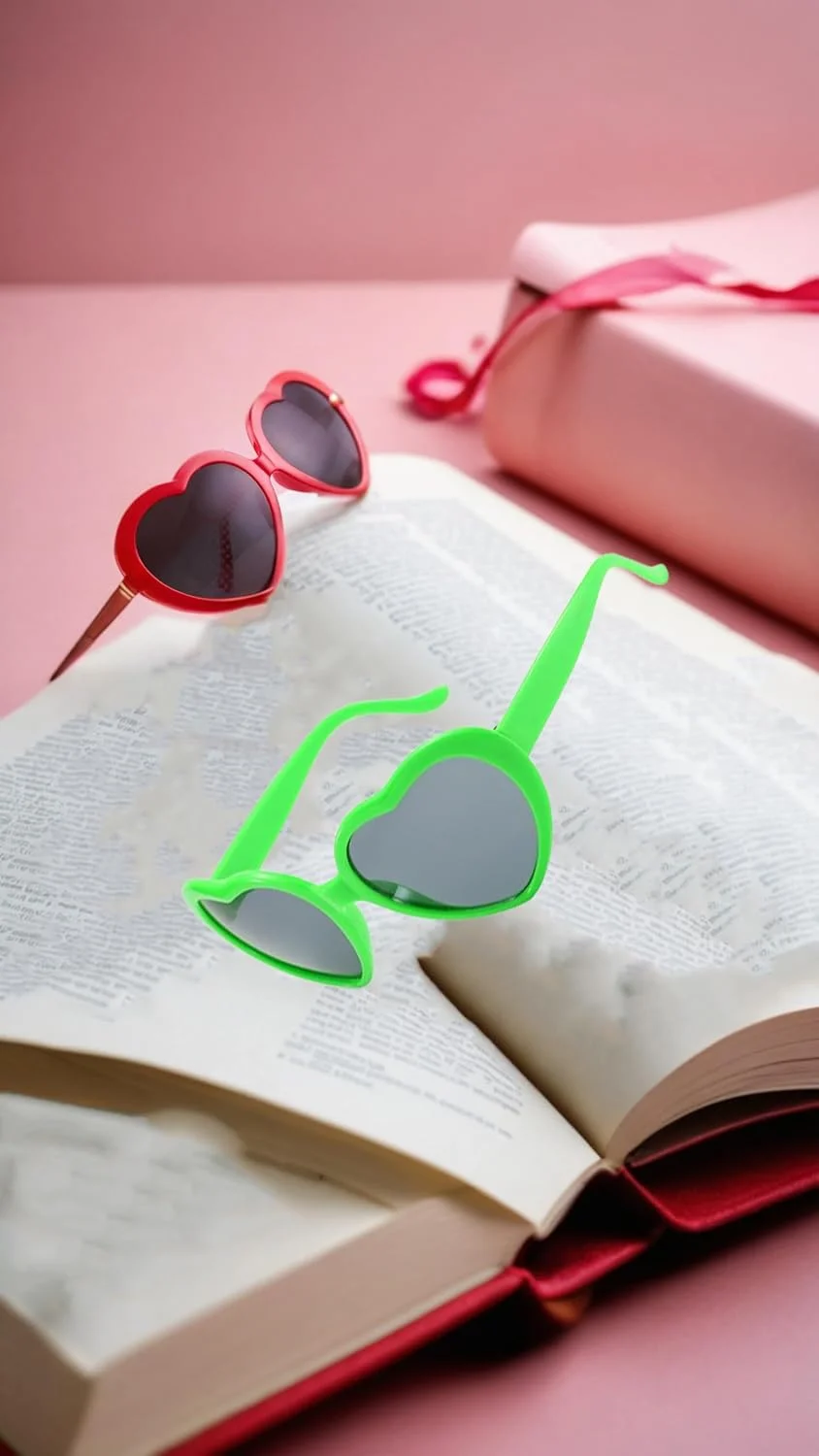 عینک های دیفراکشن اثر قلبی Sweet seven - عینک آفتابی سه بعدی برای ریو، آتش بازی، جشنواره های موسیقی و مهمانی های فانتزی - مجموعه 3 عددی