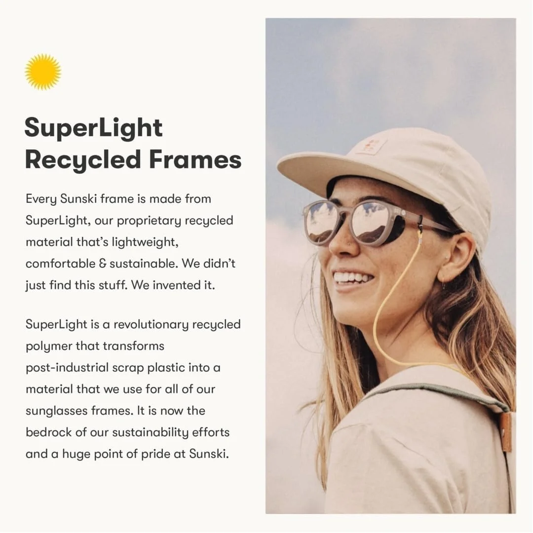 عینک آفتابی آلپاین بازیافتی پلاریزه Sunski Tera