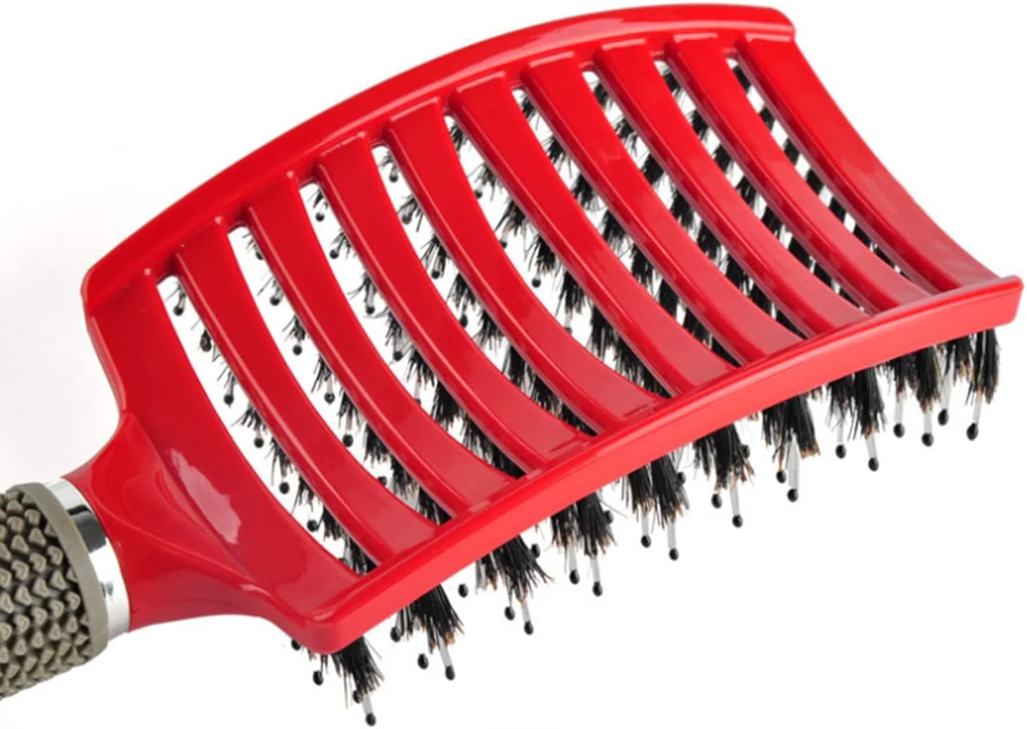 برس مو KASTWAVE بسته 2 عددی، برس موی منحنی و دارای منفذ برای باز کردن گره مو، ابزارهای حالت دهی و برس ماساژ برای موهای ضخیم و مجعد، مناسب موهای بلند، گره خورده، مرطوب و خشک برس مو KASTWAVE بسته 2 عددی، برس موی منحنی و دارای منفذ برای باز کردن گره مو، ابزارهای حالت دهی و برس ماساژ برای موهای ضخیم و مجعد، مناسب موهای بلند، گره خورده، مرطوب و خشک