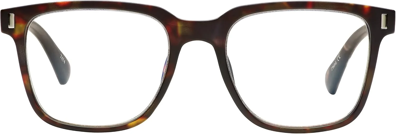 عینک مطالعه SAV Eyewear، سه کانونی آبی، بروکسل، 1.75 - دمی