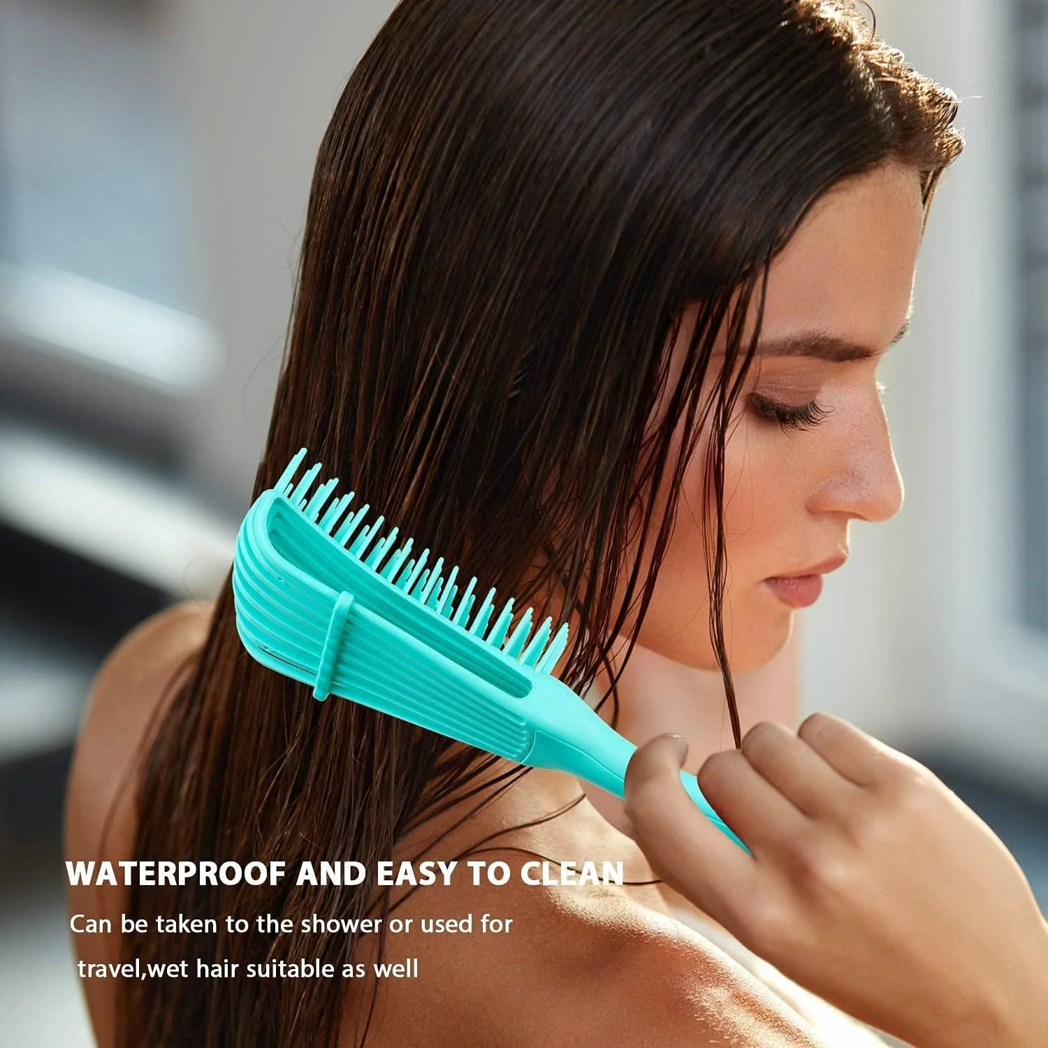 ELECDON برس باز کننده گره مو، مناسب موهای بافت دار 3a تا 4c، مجعد/ فر/ سیم تلفنی/ خیس/ خشک/ چرب/ ضخیم/ بلند، باز کننده گره آسان و تمیز شونده (صورتی، سبز) - 2 عدد ELECDON برس باز کننده گره مو، مناسب موهای بافت دار 3a تا 4c، مجعد/ فر/ سیم تلفنی/ خیس/ خشک/ چرب/ ضخیم/ بلند، باز کننده گره آسان و تمیز شونده (صورتی، سبز) - 2 عدد
