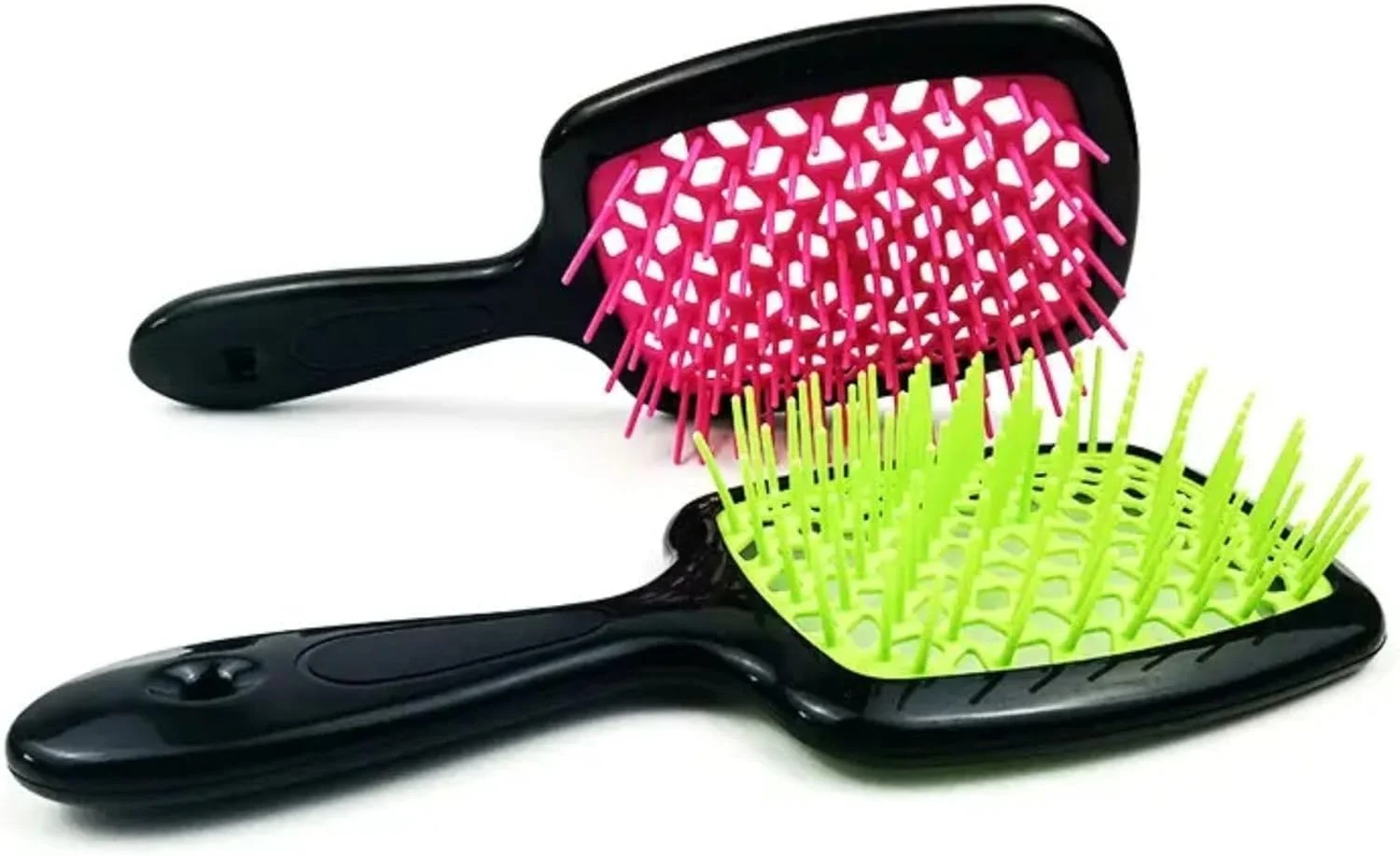 برس مو باز کننده گره مو، طراحی توخالی، نرم و منعطف، ماساژور پوست سر، دارای تهویه هوا، مناسب برای حالت دادن به موهای فر، خیس، خشک، ضخیم و گره خورده، برای بزرگسالان و کودکان (مشکی-سبز نعنایی) برس مو باز کننده گره مو، طراحی توخالی، نرم و منعطف، ماساژور پوست سر، دارای تهویه هوا، مناسب برای حالت دادن به موهای فر، خیس، خشک، ضخیم و گره خورده، برای بزرگسالان و کودکان (مشکی-سبز نعنایی)