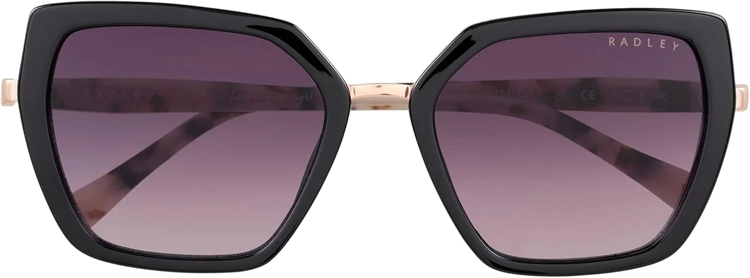 عینک آفتابی زنانه رادلی لندن مدل 6503 با فریم بزرگ شش ضلعی، سایز 54 میلی متر، محافظت UV400