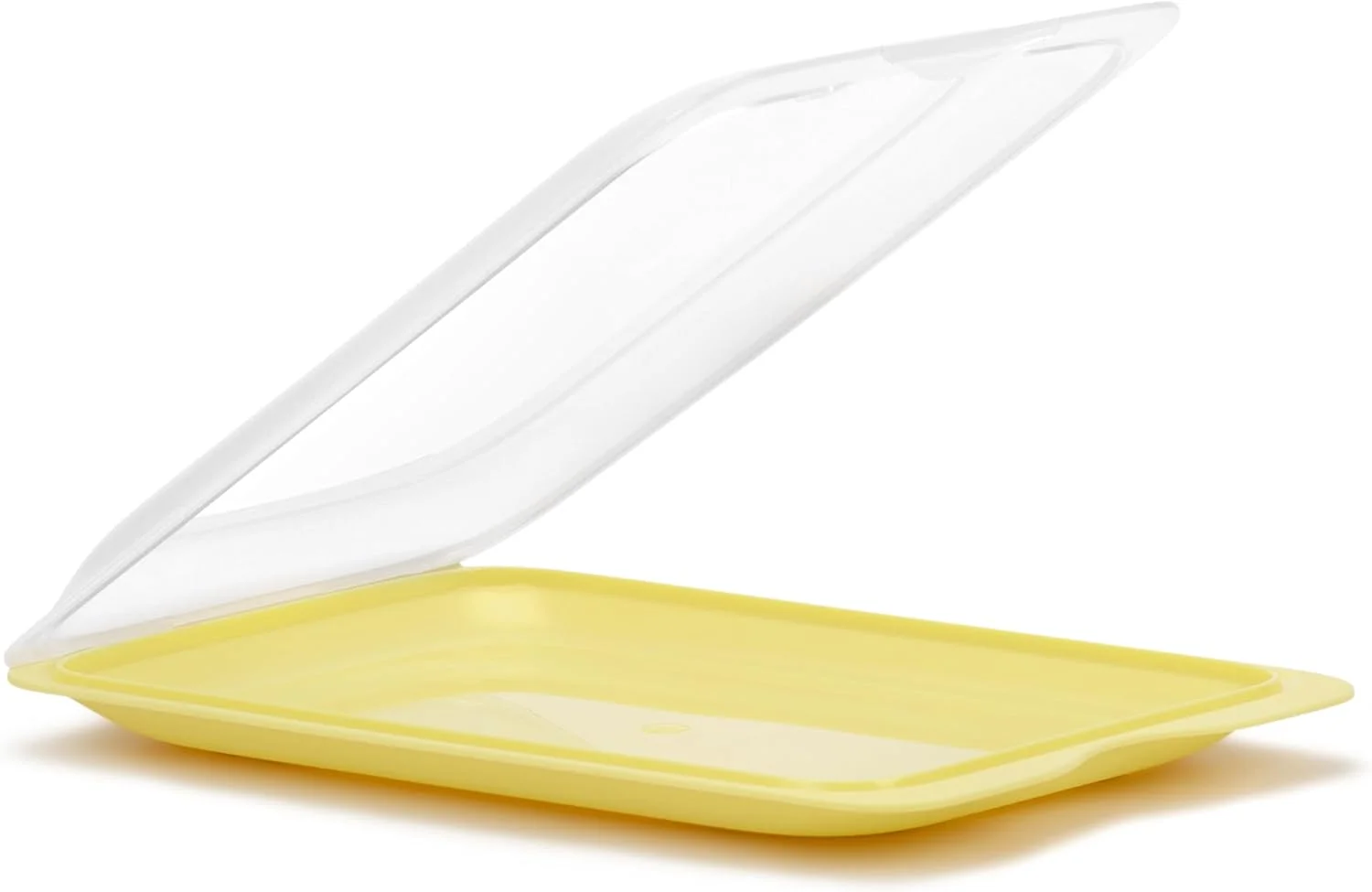 ظروف نگهداری مواد غذایی تاتای مناسب یخچال، ست 3 عددی، استاندارد، ظروف نگهداری غذا با درب، قابل چیدن، مناسب برای فریزر، مایکروویو و ماشین ظرفشویی، فاقد BPA، 17 x 3.2 x 25.2 سانتی متر، زرد