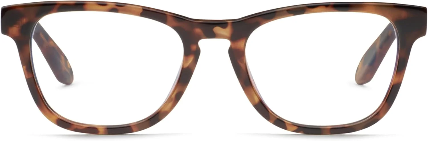 Quay Australia Women's Hardwire Mini Square Blue Light Blocking Glasses