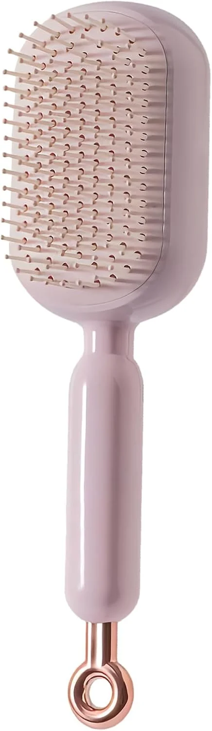 برس موی باز کننده گره | برس موی ماساژور با بالشتک هوا و قابلیت تمیز کردن آسان - مناسب برای زنان، مردان، دختران، پسران، موهای فر، خیس، خشک و آسیب دیده، مناسب منزل، مسافرت، محل کار و مدرسه برس موی باز کننده گره | برس موی ماساژور با بالشتک هوا و قابلیت تمیز کردن آسان - مناسب برای زنان، مردان، دختران، پسران، موهای فر، خیس، خشک و آسیب دیده، مناسب منزل، مسافرت، محل کار و مدرسه