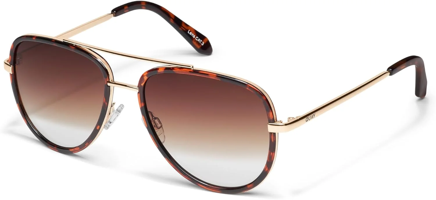Quay Australia womens Sunglasses for Men & Women Aviator Lenses with UV Protection