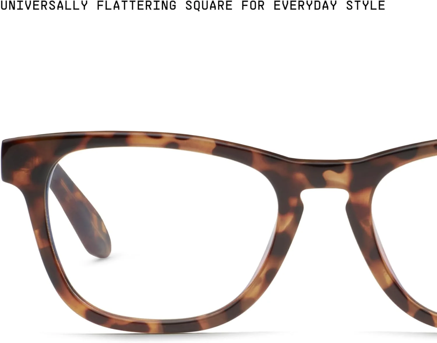 Quay Australia Women's Hardwire Mini Square Blue Light Blocking Glasses