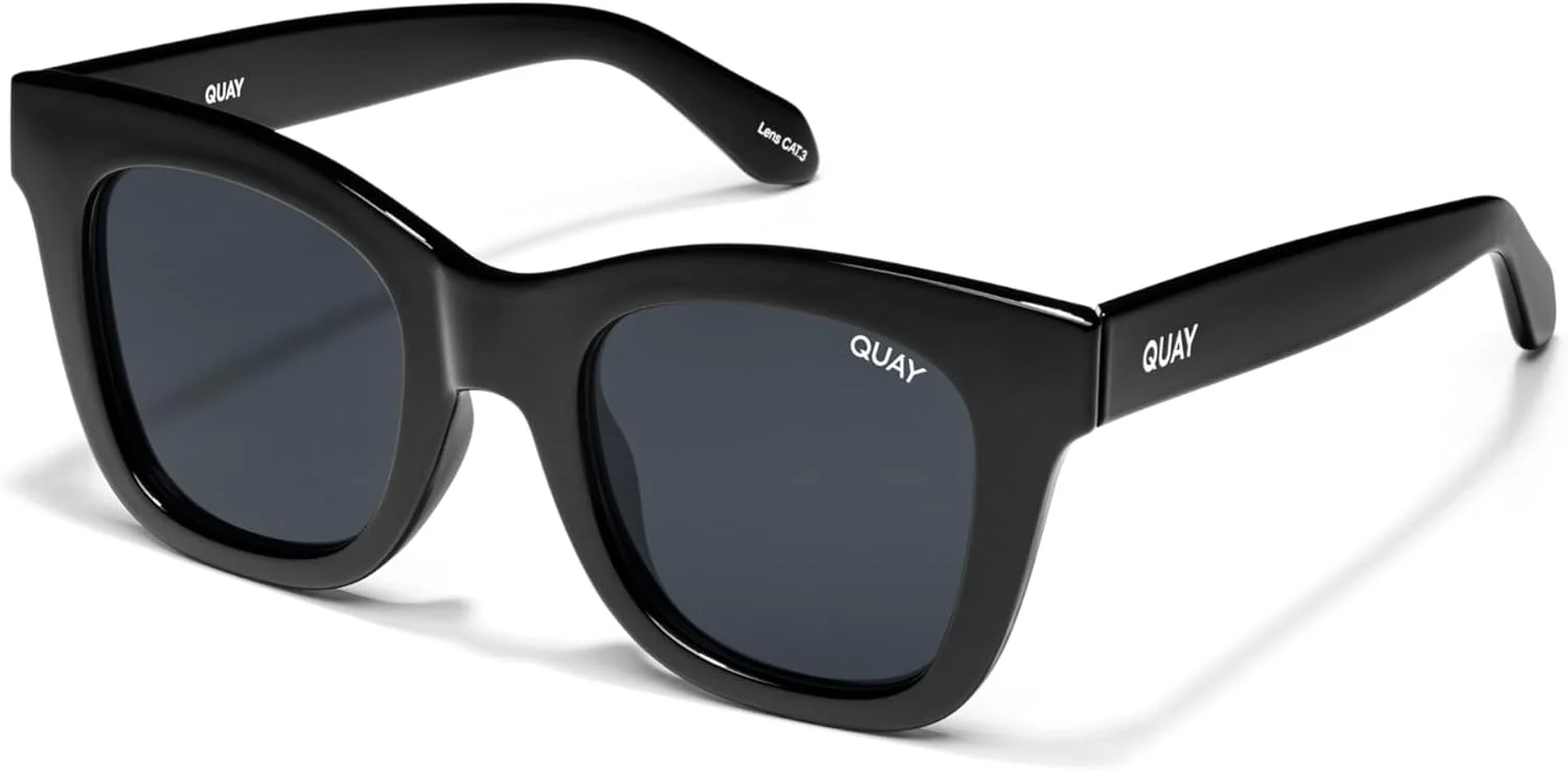 عینک آفتابی زنانه Quay مدل After Hours با پوشش کامل و فریم مربعی