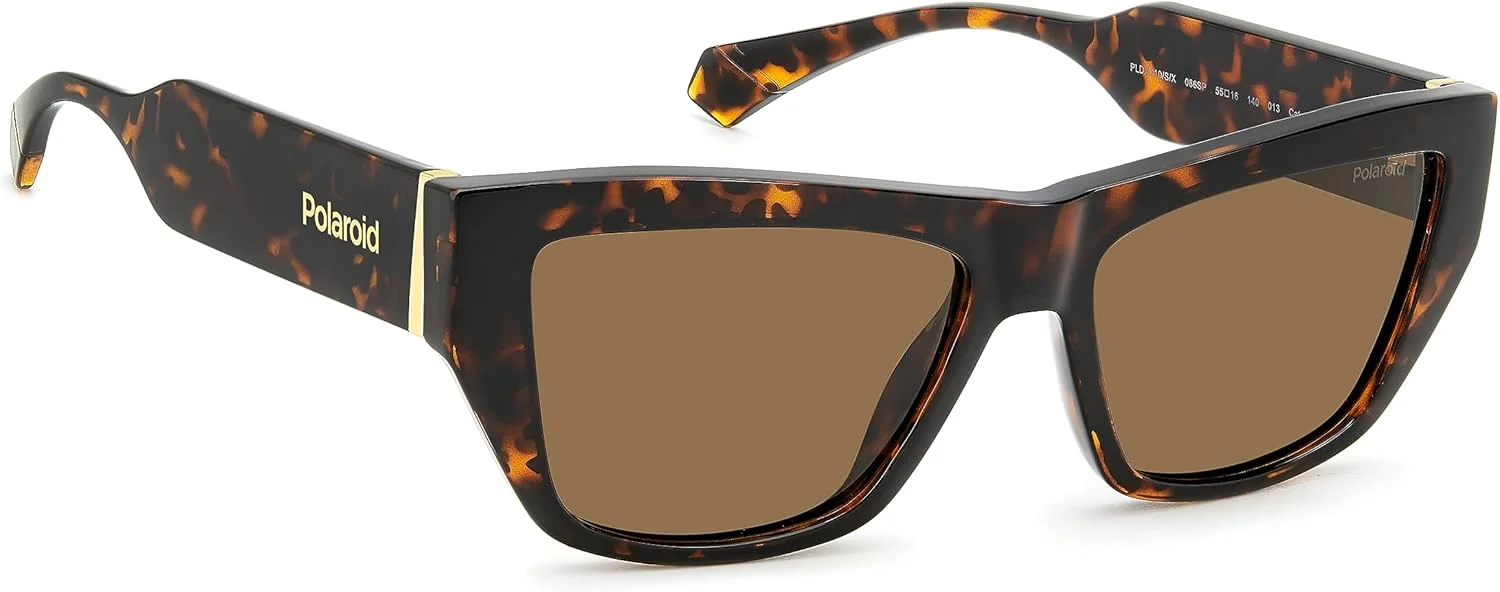 عینک آفتابی زنانه POLAROID مدل PLD 6210/S/X هاوانا 55/16/140
