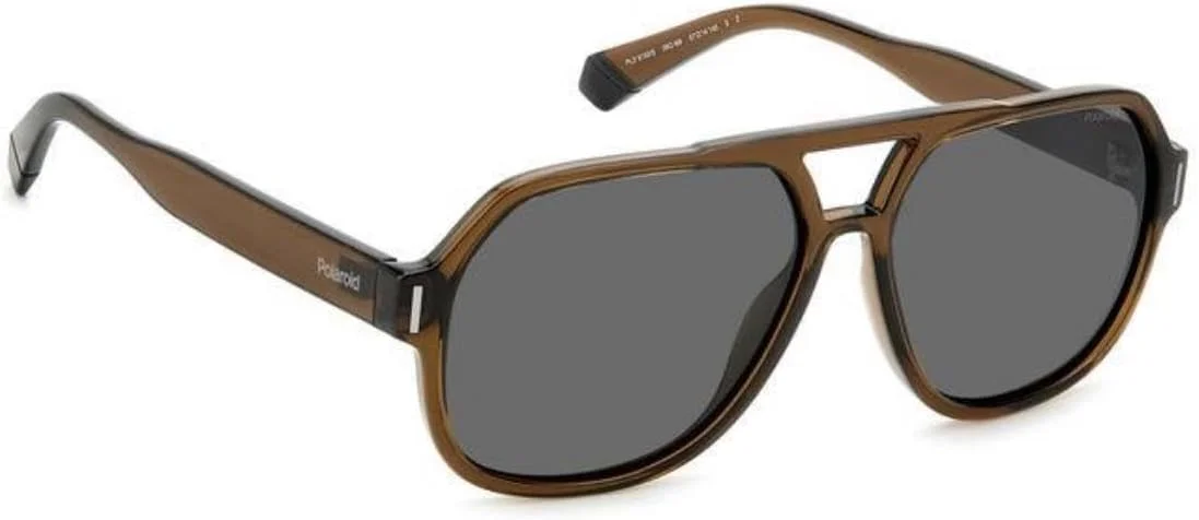 عینک آفتابی پلاروید PLD 6193/S قهوه ای 57/14/145 унисекс