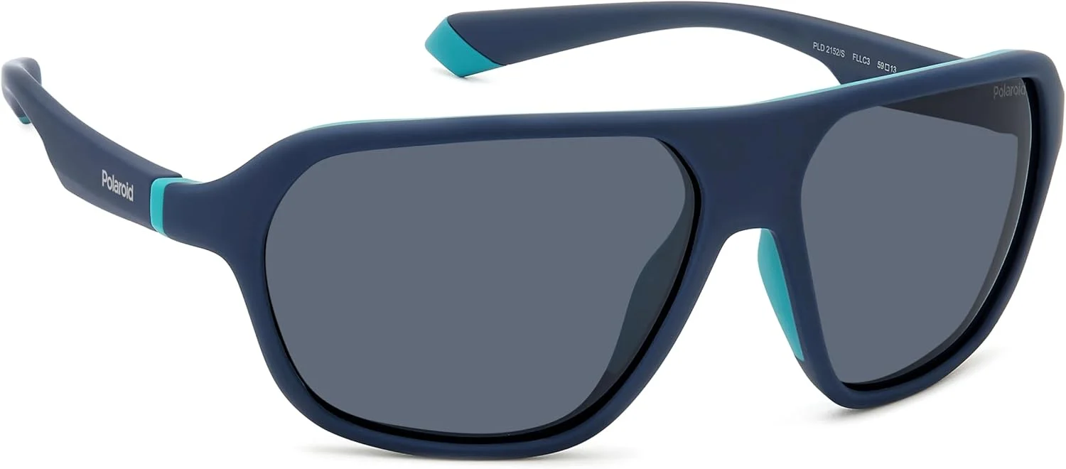 عینک آفتابی پلاروید PLD 2152/S آبی مات 59/13/135 унисекс