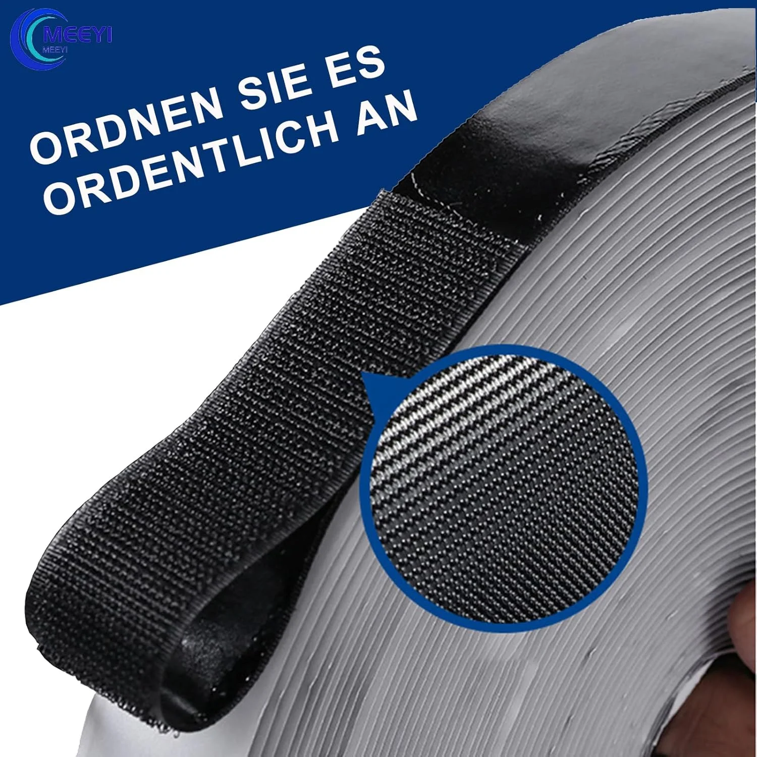 MEEYI Self-Adhesive Velcro Tape Self-Adhesive Extra Strong Velcro Tape Only Hook Tape for Fly Screens etc. (4 cm Wide and 9 m Long) MEEYI Self-Adhesive Velcro Tape Self-Adhesive Extra Strong Velcro Tape Only Hook Tape for Fly Screens etc. (4 cm Wide and 9 m Long)