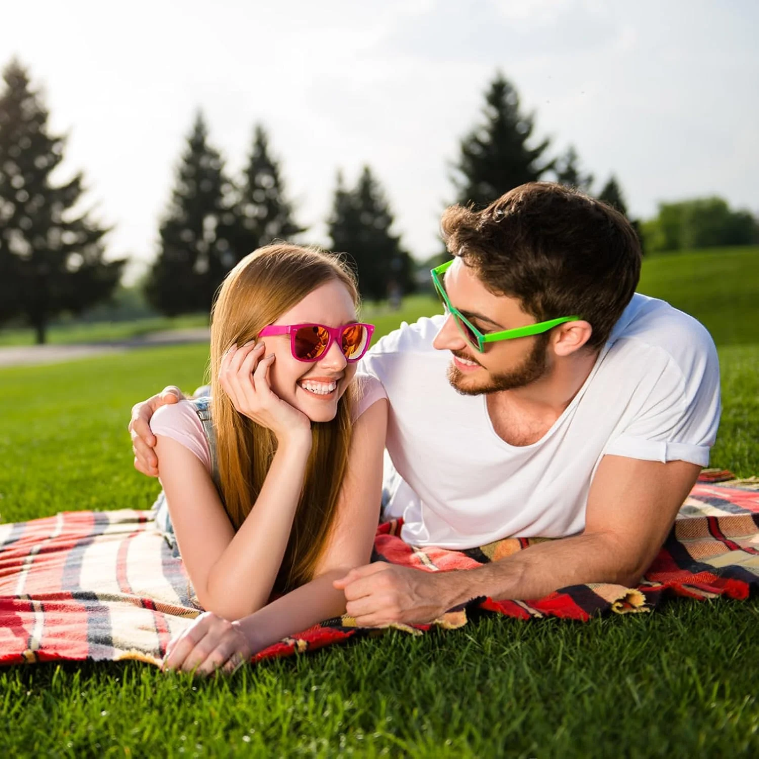 پیبوبیو بسته 10/20 عینک آفتابی نئونی زنانه مردانه عمده، عینک مهمانی آینه‌ای رنگارنگ یکپارچهسازی با سیستمعامل دهه 80 بزرگسال یونیسکس