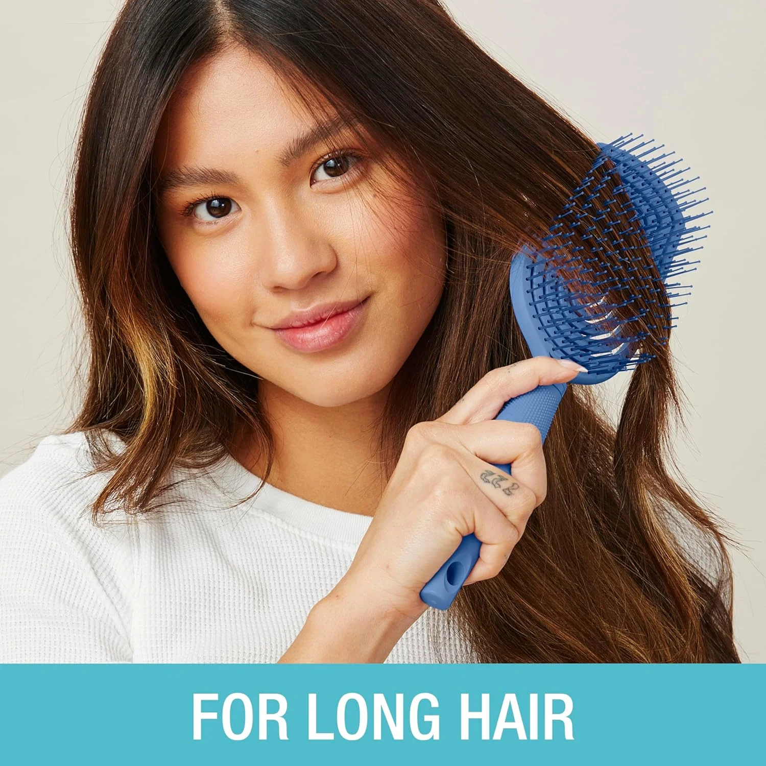 برس باز کننده گره مو Conair Scalp Care - برس موی فر - ماساژور پوست سر - برس مو برای زنان و مردان - باز کننده گره برای همه طول ها و انواع مو - قابل استفاده به صورت مرطوب یا خشک - آبی برس باز کننده گره مو Conair Scalp Care - برس موی فر - ماساژور پوست سر - برس مو برای زنان و مردان - باز کننده گره برای همه طول ها و انواع مو - قابل استفاده به صورت مرطوب یا خشک - آبی