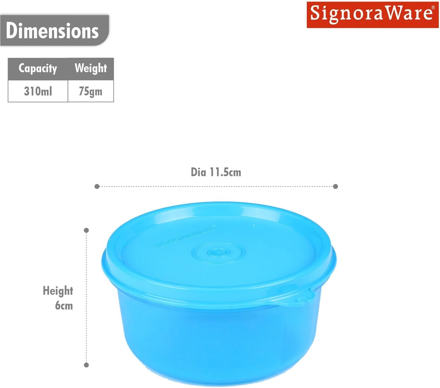 ظرف گرد متوسط SignoraWare مدل Executive | پلاستیک فاقد BPA | 310 میلی لیتر * 4 | مناسب برای مواد غذایی | قابل شستشو در ماشین ظرفشویی، فریزر و مایکروویو | ضد نشت | برای خانه، محل کار | ضد هوا | غیر سمی | ست 4 عددی | چند رنگ ظرف گرد متوسط SignoraWare مدل Executive | پلاستیک فاقد BPA | 310 میلی لیتر * 4 | مناسب برای مواد غذایی | قابل شستشو در ماشین ظرفشویی، فریزر و مایکروویو | ضد نشت | برای خانه، محل کار | ضد هوا | غیر سمی | ست 4 عددی | چند رنگ