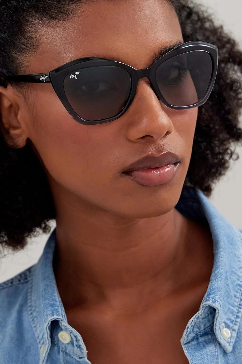 عینک آفتابی چشم گربه ای پلاریزه زنانه Maui Jim مدل Lotus