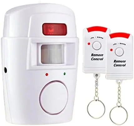 آشکارساز امنیتی دزدگیر حسگر حرکتی بی سیم سیستم هشدار داخلی و خارجی با کنترل از راه دور برای گاراژ خانه آشکارساز امنیتی دزدگیر حسگر حرکتی بی سیم سیستم هشدار داخلی و خارجی با کنترل از راه دور برای گاراژ خانه