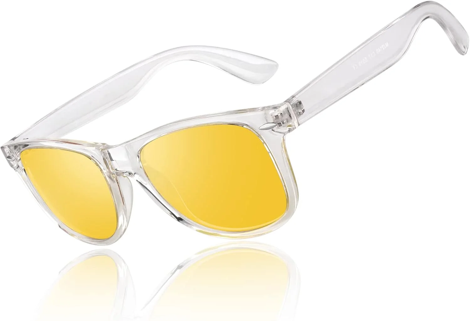 عینک آفتابی پلاریزه مردانه مناسب رانندگی، عینک های آفتابی به سبک رترو دهه 80، طراحی مربعی برند