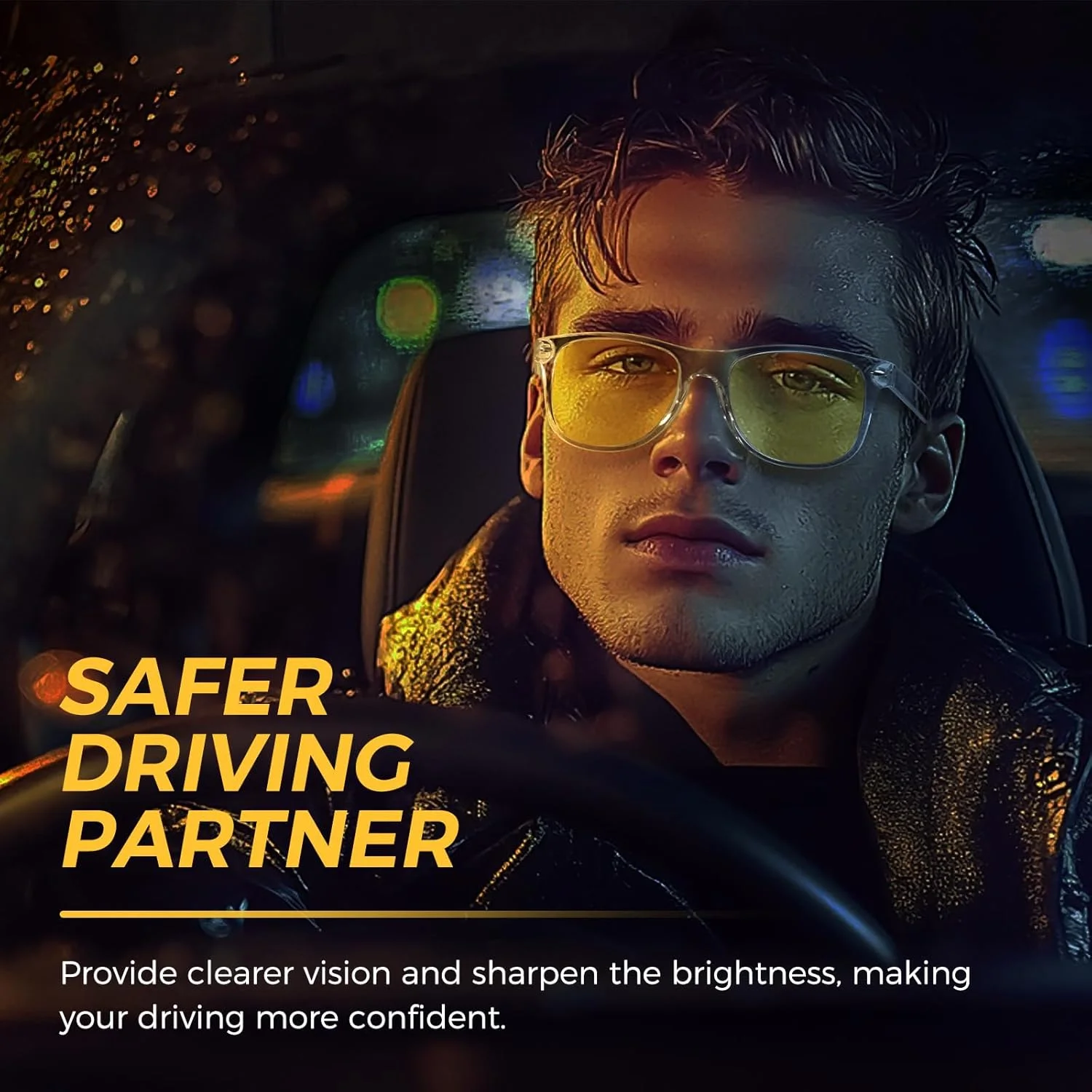 عینک آفتابی پلاریزه مردانه مناسب رانندگی، عینک های آفتابی به سبک رترو دهه 80، طراحی مربعی برند