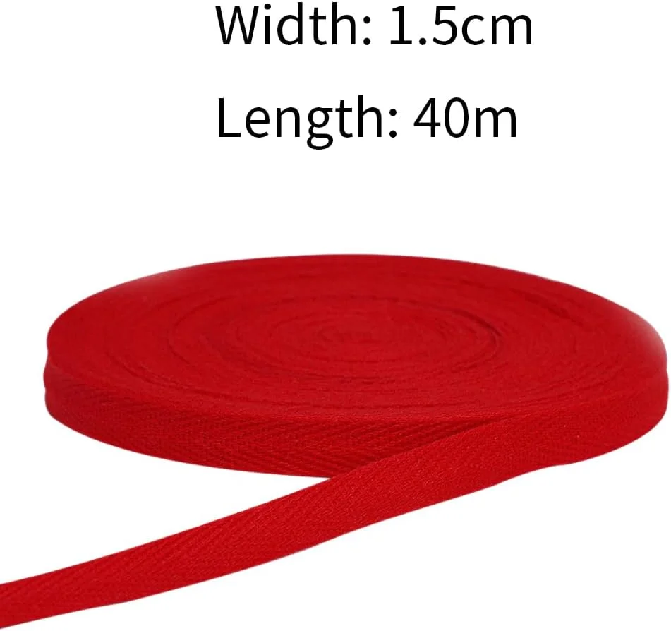 نوار اریب پنبه ای Mcoser، 1.5 سانتی متر * 40 متر نوار بافت جناغی، نوار بافت جناغی شاه ماهی قرمز، نوار اتصال اریب برای خیاطی و ساخت صنایع دستی DIY نوار اریب پنبه ای Mcoser، 1.5 سانتی متر * 40 متر نوار بافت جناغی، نوار بافت جناغی شاه ماهی قرمز، نوار اتصال اریب برای خیاطی و ساخت صنایع دستی DIY