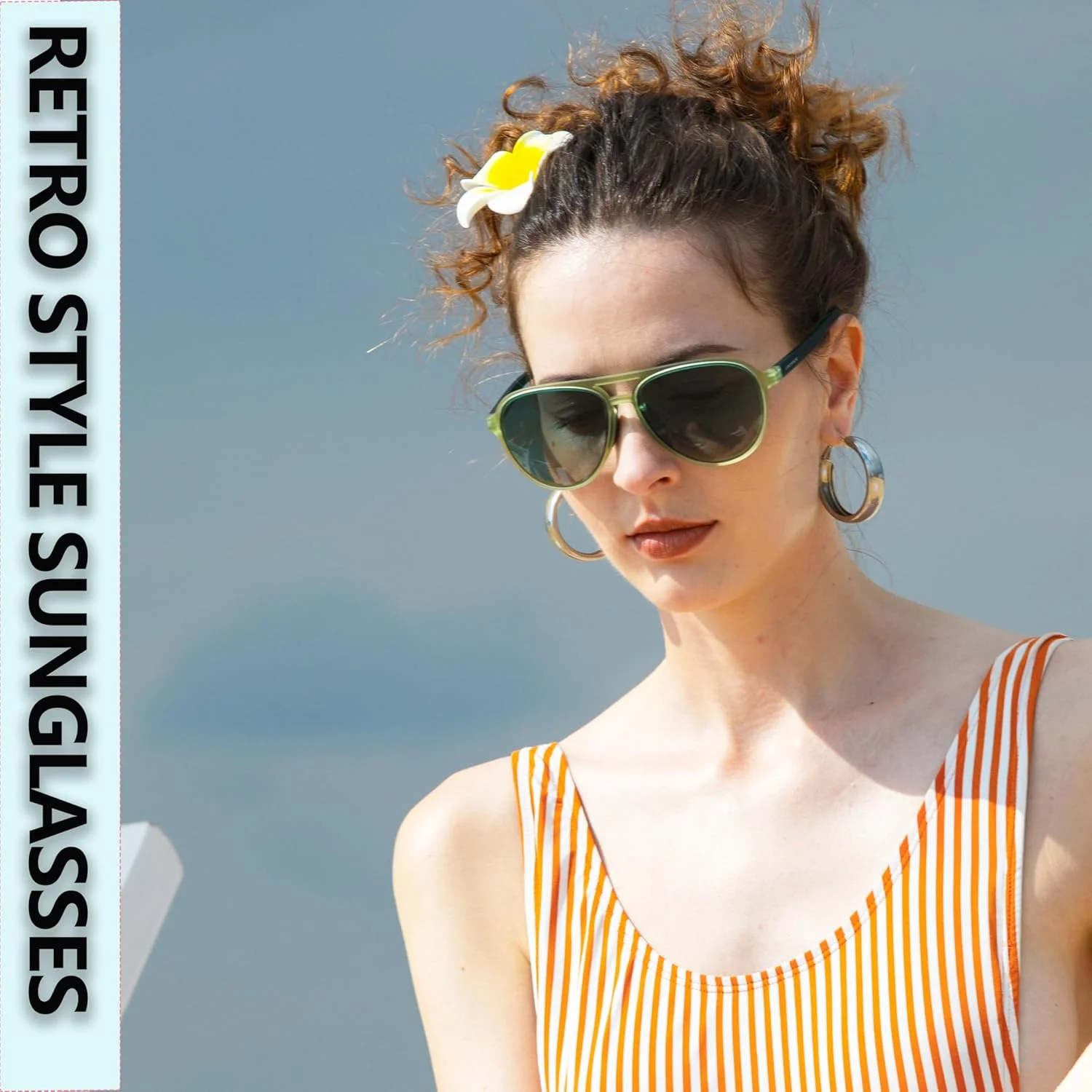 عینک آفتابی سبک وزن TAC پلاریزه رنگی کلاسیک وینتیج رترو دهه 70 Lasiyanor، فریم TR-90 برای زنان و مردان، محافظت UV 400 عینک آفتابی سبک وزن TAC پلاریزه رنگی کلاسیک وینتیج رترو دهه 70 Lasiyanor، فریم TR-90 برای زنان و مردان، محافظت UV 400