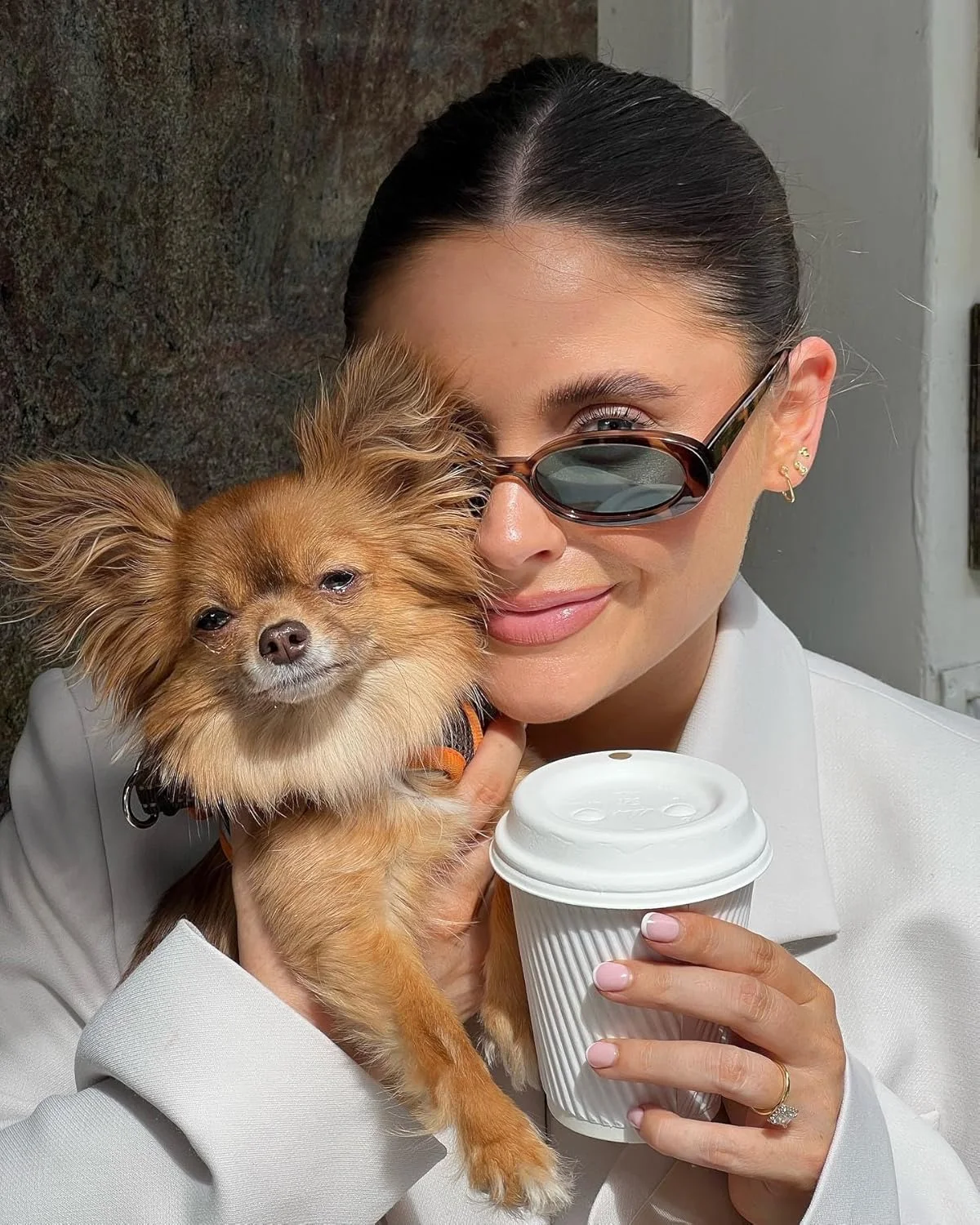 عینک آفتابی زنانه و مردانه لورینی مدل دهه 90، عینک آفتابی کوچک بیضی شکل رترو