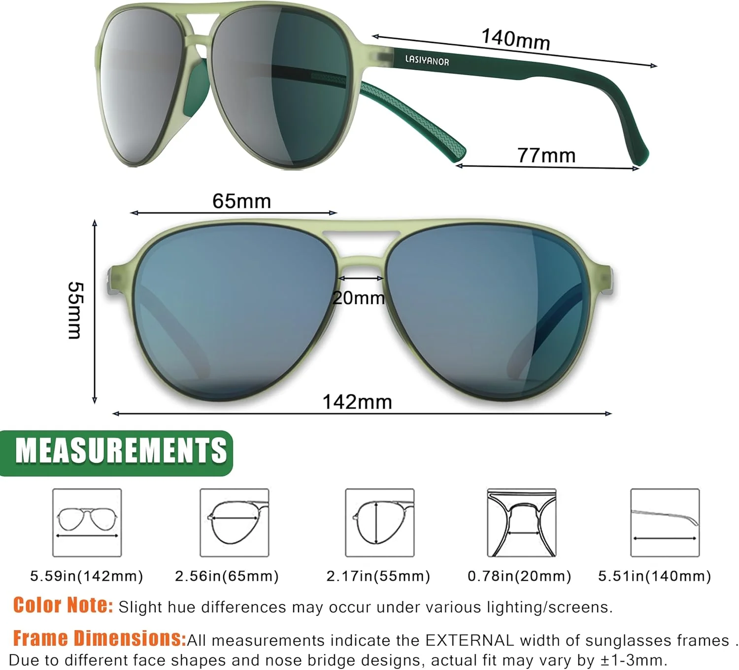 عینک آفتابی سبک وزن TAC پلاریزه رنگی کلاسیک وینتیج رترو دهه 70 Lasiyanor، فریم TR-90 برای زنان و مردان، محافظت UV 400 عینک آفتابی سبک وزن TAC پلاریزه رنگی کلاسیک وینتیج رترو دهه 70 Lasiyanor، فریم TR-90 برای زنان و مردان، محافظت UV 400