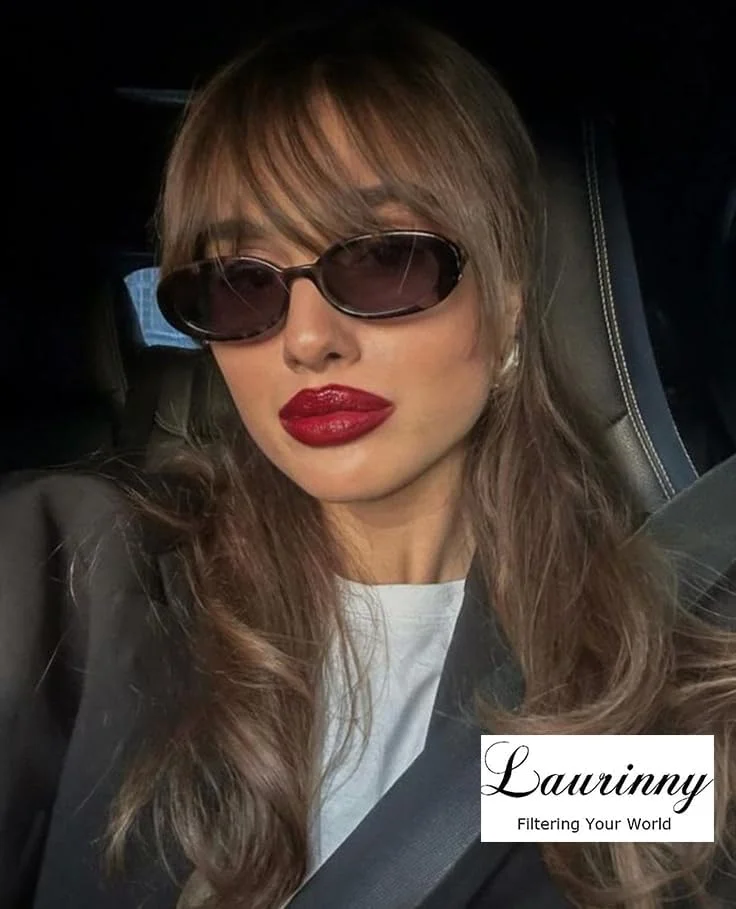 عینک آفتابی زنانه و مردانه لورینی مدل دهه 90، عینک آفتابی بیضی کوچک رترو عینک آفتابی زنانه و مردانه لورینی مدل دهه 90، عینک آفتابی بیضی کوچک رترو