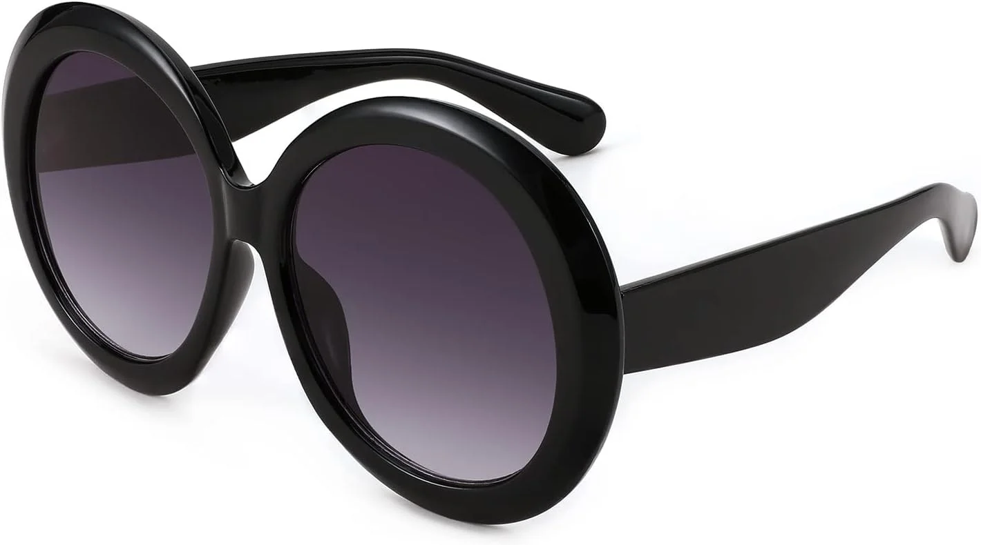 عینک آفتابی گرد بزرگ رترو Karsaer زنانه و مردانه، مد روز دهه 70 و 80 مدل K7155 عینک آفتابی گرد بزرگ رترو Karsaer زنانه و مردانه، مد روز دهه 70 و 80 مدل K7155