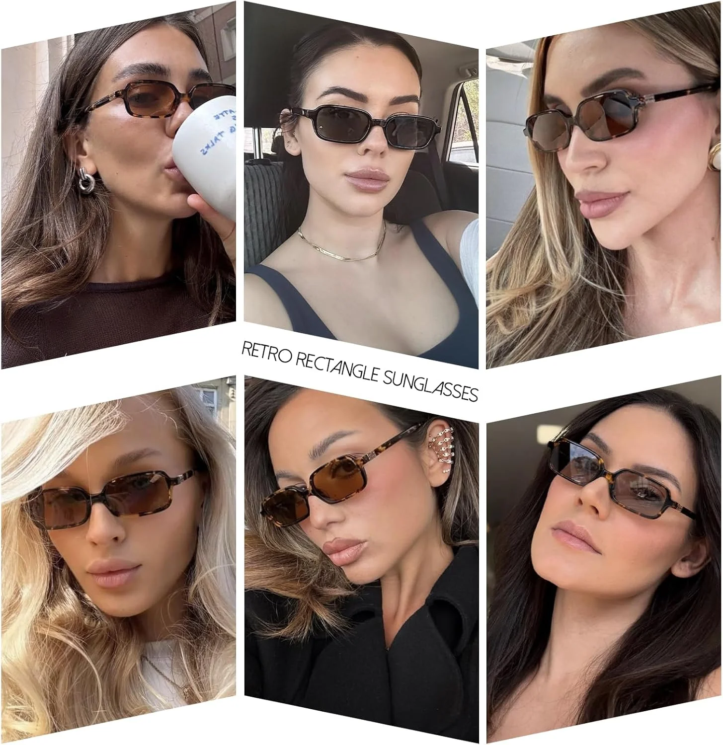 عینک آفتابی مستطیلی رترو JiSoo زنانه، عینک آفتابی پلاریزه ترند زنانه کوچک، عینک آفتابی زنانه دهه 90 عینک آفتابی مستطیلی رترو JiSoo زنانه، عینک آفتابی پلاریزه ترند زنانه کوچک، عینک آفتابی زنانه دهه 90