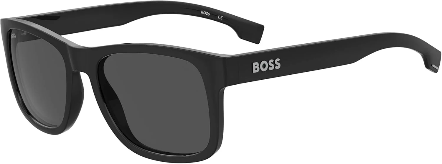 Hugo Boss Square Shape Sunglasses for Women, 55 mm Size, Grey/Black Hugo Boss Square Shape Sunglasses for Women, 55 mm Size, Grey/Black