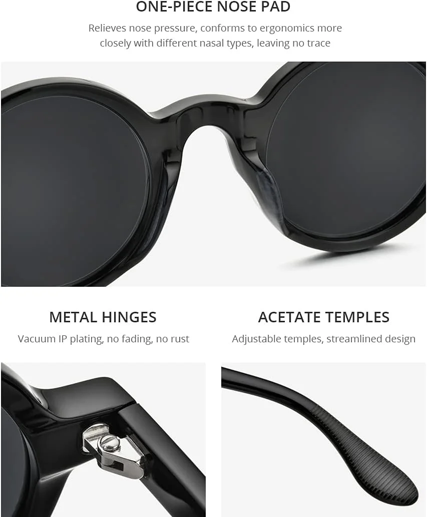 فریم عینک طبی گرد مردانه HEPIDEM استات مدل وینتیج زولمن