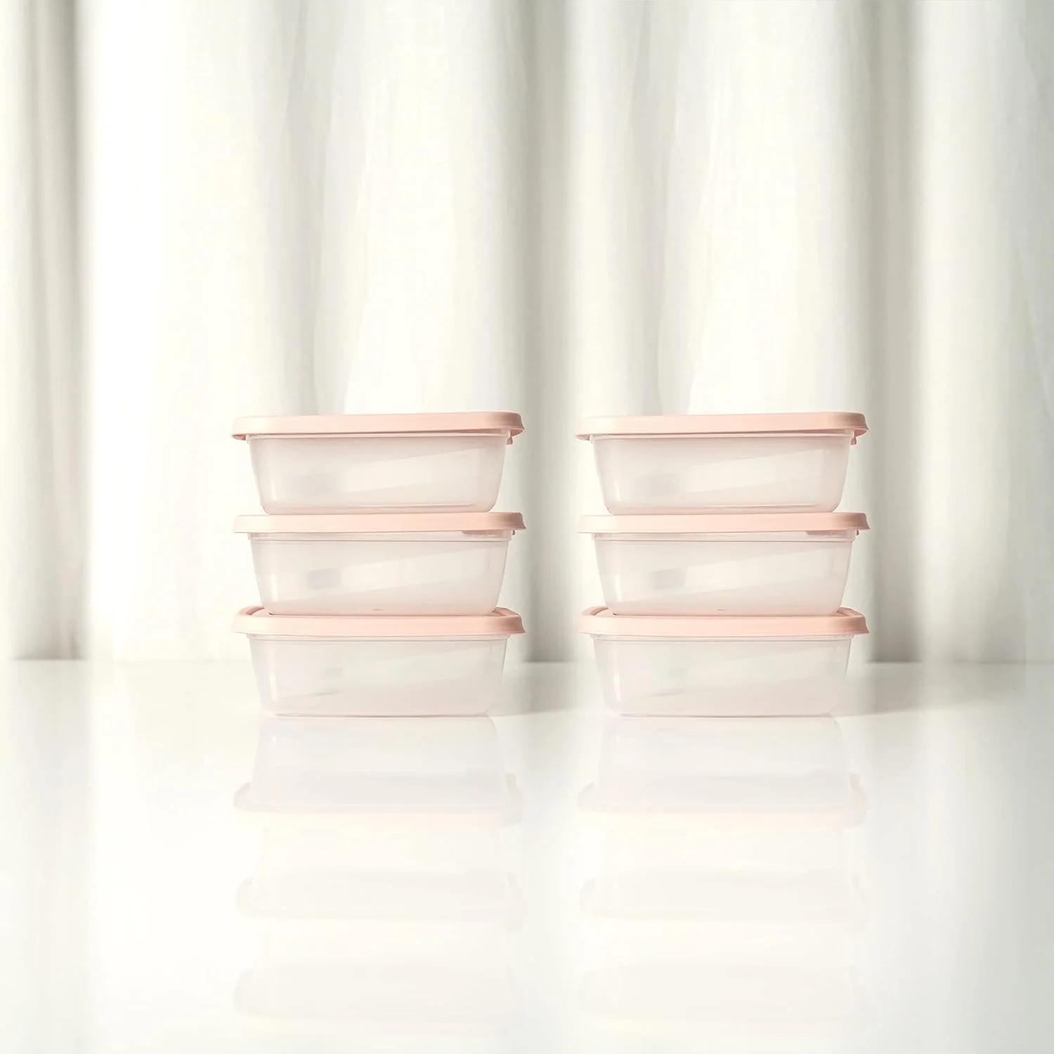 Rectangular 3pcs Storage Container, PP Container, DC2580 | Container for Kitchen Pantry Organization and Storage | BPA Free Container | Microwave & Freezer Safe