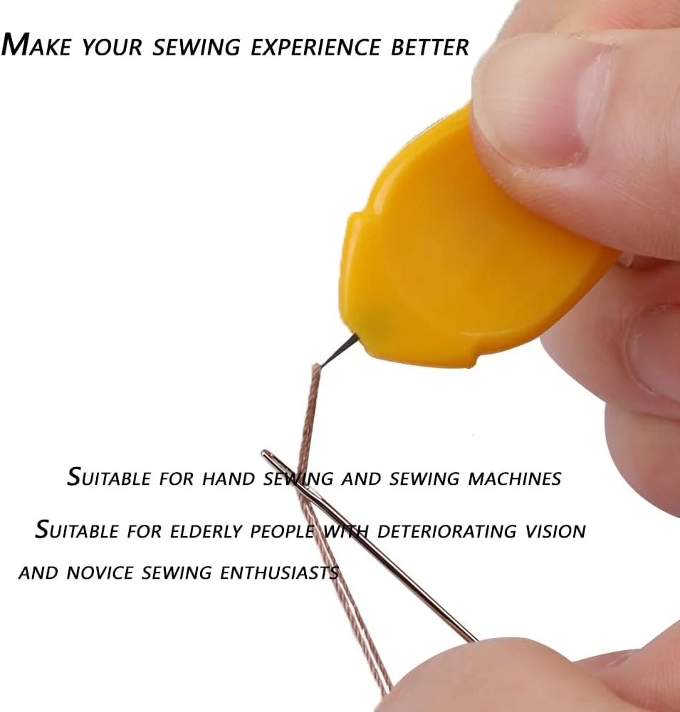 MayFancy 2024 New Sewing Machine Needle Threader, Hand Sewing and Sewing Machine Accessories, Small Needle Eye Threader Tool, Suitable for Seniors & Rookie MayFancy 2024 New Sewing Machine Needle Threader, Hand Sewing and Sewing Machine Accessories, Small Needle Eye Threader Tool, Suitable for Seniors & Rookie