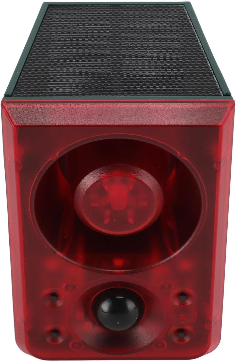 آلارم حسگر حرکتی خورشیدی فضای باز Asixxsix، آلارم چراغ چشمک زن امنیتی ضد آب با 3 حالت با کنترل از راه دور، حسگر حرکتی صوتی و نوری خورشیدی، سیستم هشدار امنیتی