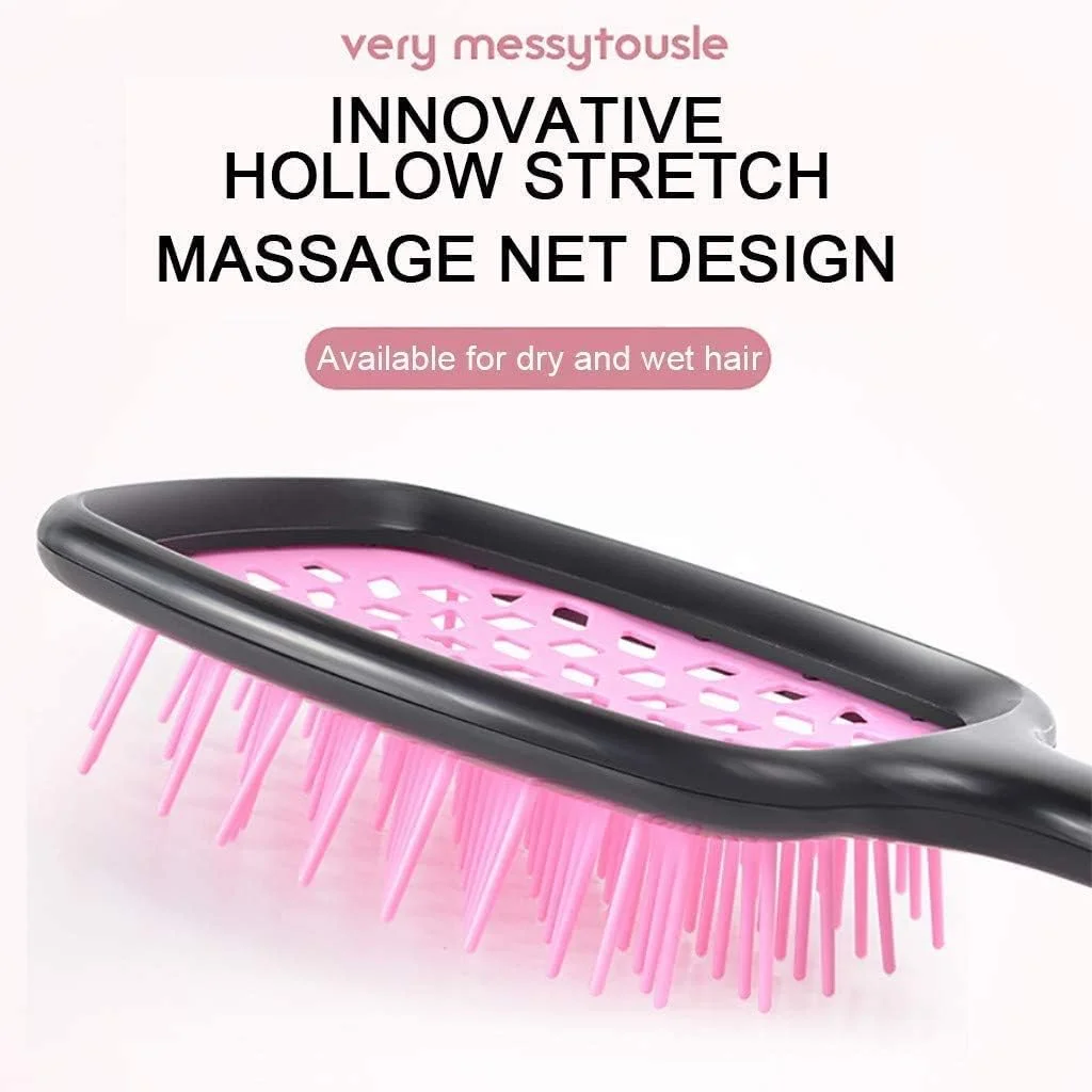 برس مو باز کننده گره مو ALANX، شانه ماساژ فر، برس باز کردن گره مو برای زنان، دختران و کودکان برای موهای خیس، خشک، نازک، مجعد، ضخیم و بلند (صورتی) برس مو باز کننده گره مو ALANX، شانه ماساژ فر، برس باز کردن گره مو برای زنان، دختران و کودکان برای موهای خیس، خشک، نازک، مجعد، ضخیم و بلند (صورتی)