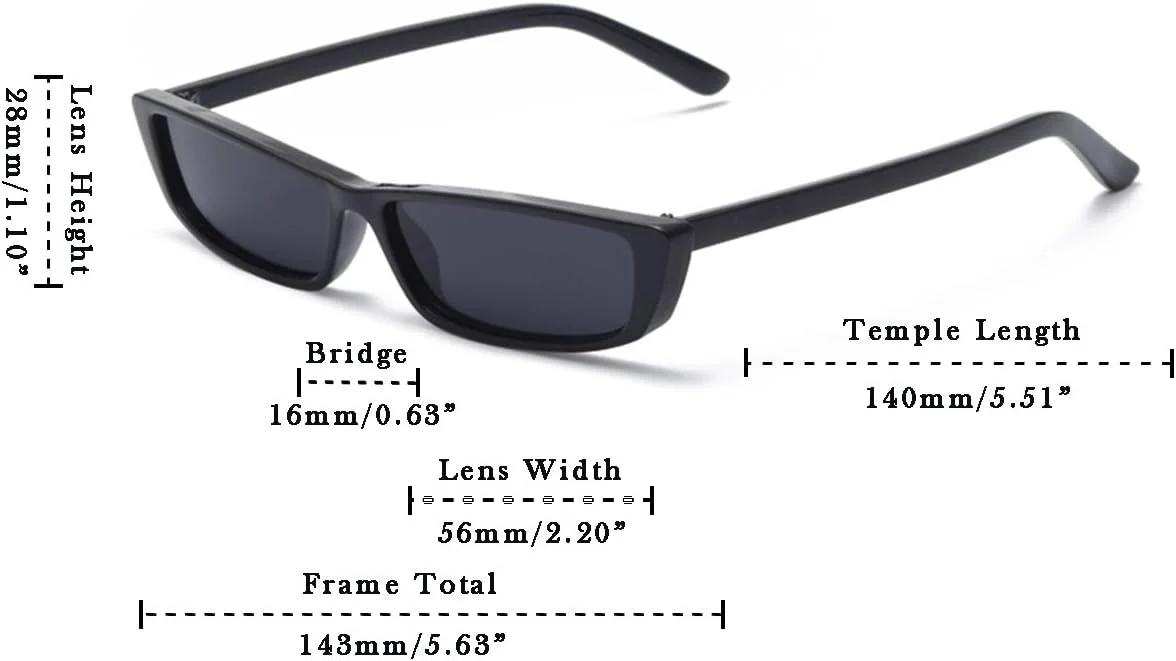 عینک آفتابی مستطیلی کوچک GOBIGER، سایه های مربعی طراح مد برای زنان