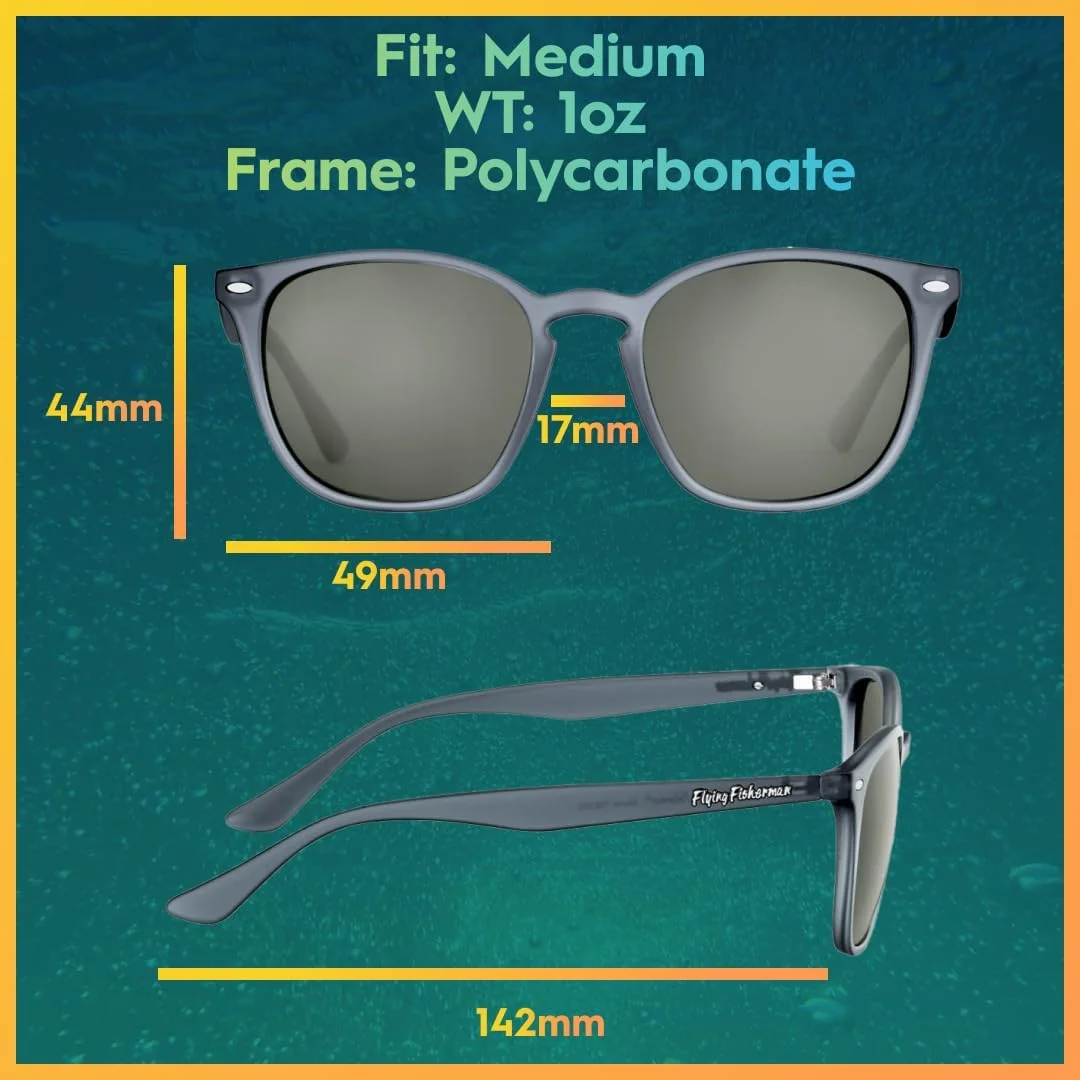 عینک آفتابی پلاریزه Flying Fisherman مدل Muriel با فناوری AcuTint UV Blocker برای ماهیگیری و ورزش های فضای باز