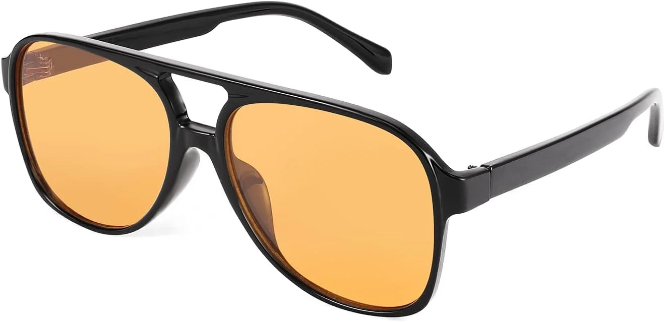 عینک آفتابی خلبانی رترو و وینتیج دهه 70 FEISEDY، فریم بزرگ مربعی کلاسیک زنانه و مردانه B2751 عینک آفتابی خلبانی رترو و وینتیج دهه 70 FEISEDY، فریم بزرگ مربعی کلاسیک زنانه و مردانه B2751