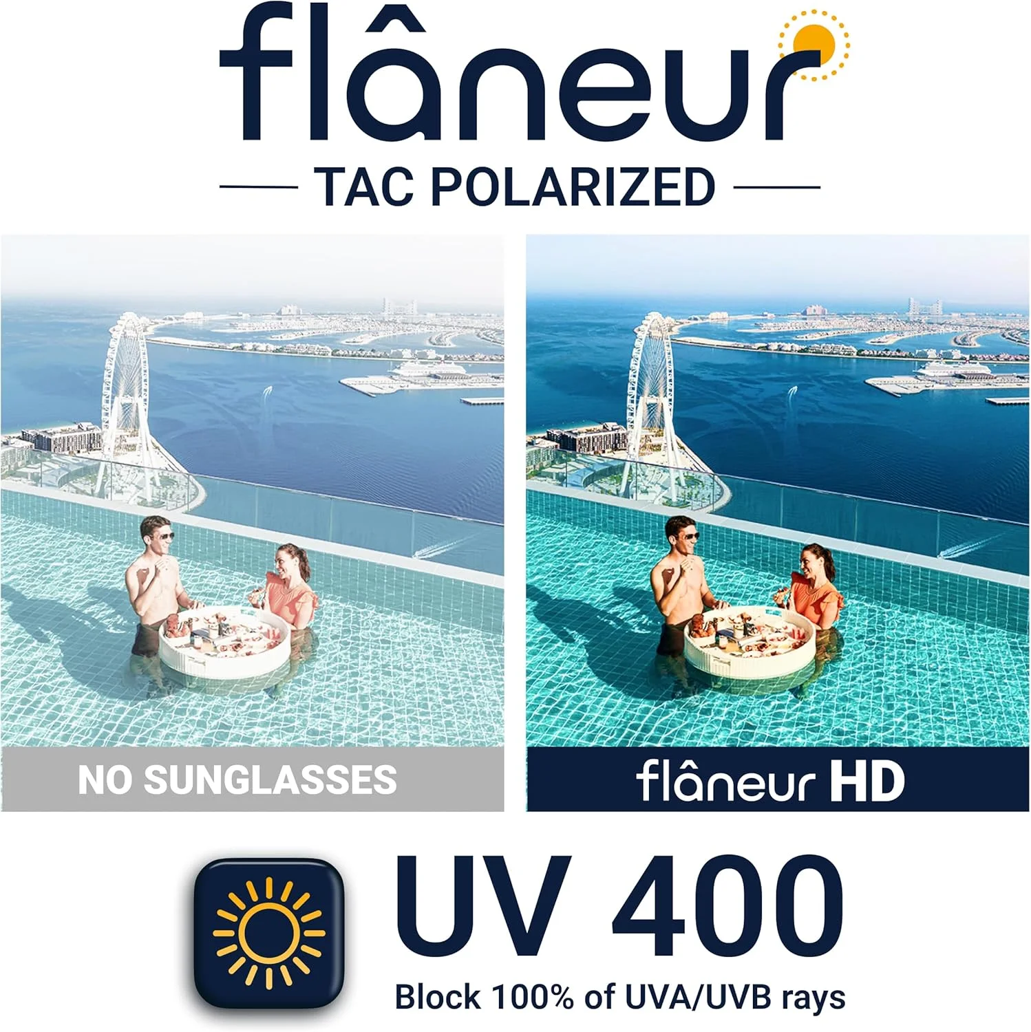 عینک آفتابی خلبانی پلاریزه Flaneur - محافظت در برابر اشعه ماوراء بنفش، سبک وزن، عینک آفتابی مد روز برای زنان و مردان، لوازم جانبی عینک طراح، عینک مد با لنز پلاریزه عینک آفتابی خلبانی پلاریزه Flaneur - محافظت در برابر اشعه ماوراء بنفش، سبک وزن، عینک آفتابی مد روز برای زنان و مردان، لوازم جانبی عینک طراح، عینک مد با لنز پلاریزه