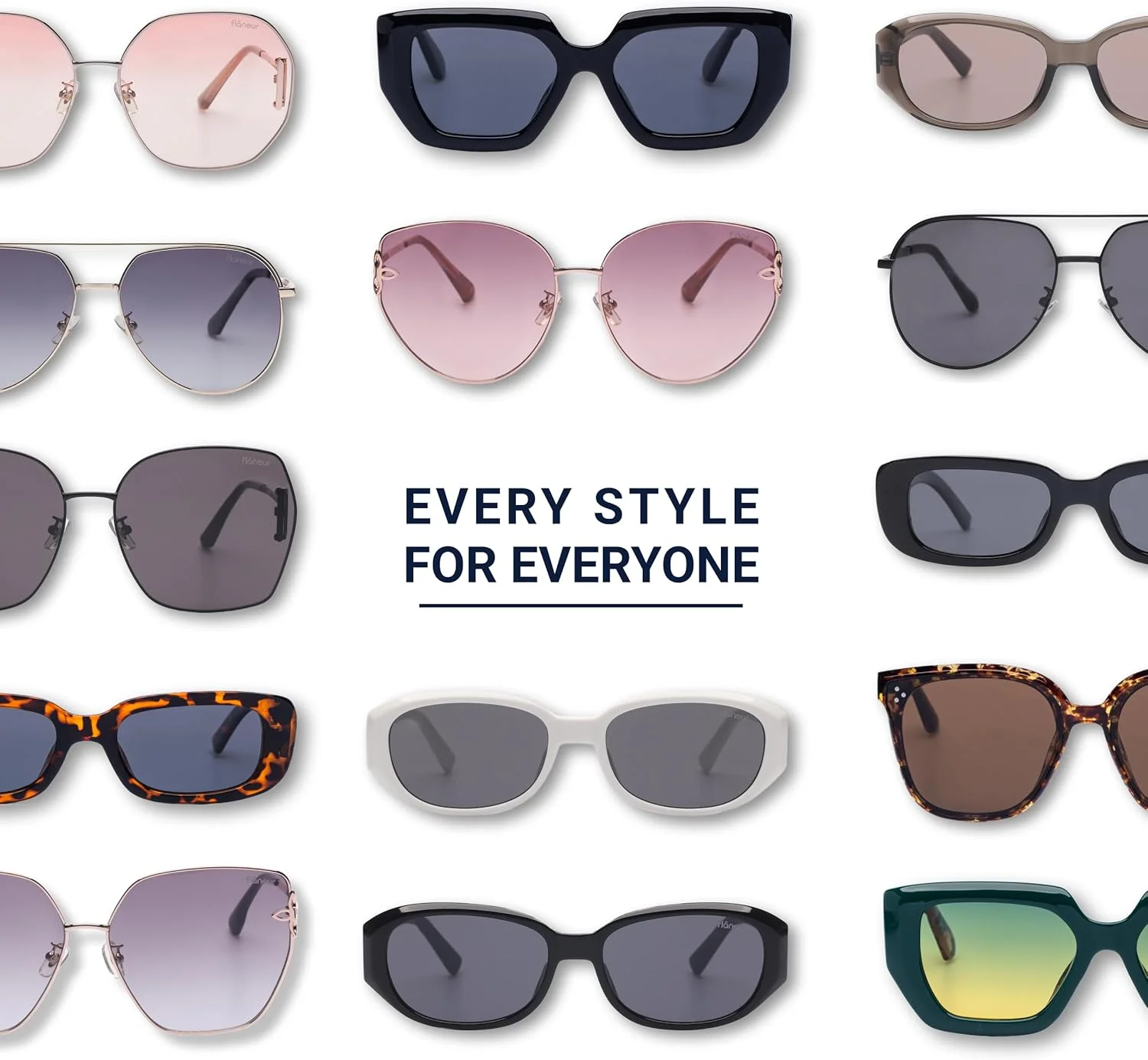 عینک آفتابی خلبانی پلاریزه Flaneur - محافظت در برابر اشعه ماوراء بنفش، سبک وزن، عینک آفتابی مد روز برای زنان و مردان، لوازم جانبی عینک طراح، عینک مد با لنز پلاریزه عینک آفتابی خلبانی پلاریزه Flaneur - محافظت در برابر اشعه ماوراء بنفش، سبک وزن، عینک آفتابی مد روز برای زنان و مردان، لوازم جانبی عینک طراح، عینک مد با لنز پلاریزه