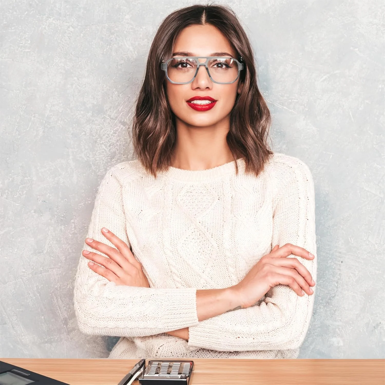 عینک آفتابی خلبانی مربعی رترو FEISEDY زنانه مردانه، عینک آفتابی مستطیلی کوچک وینتیج UV400 دهه 70 مدل B9120