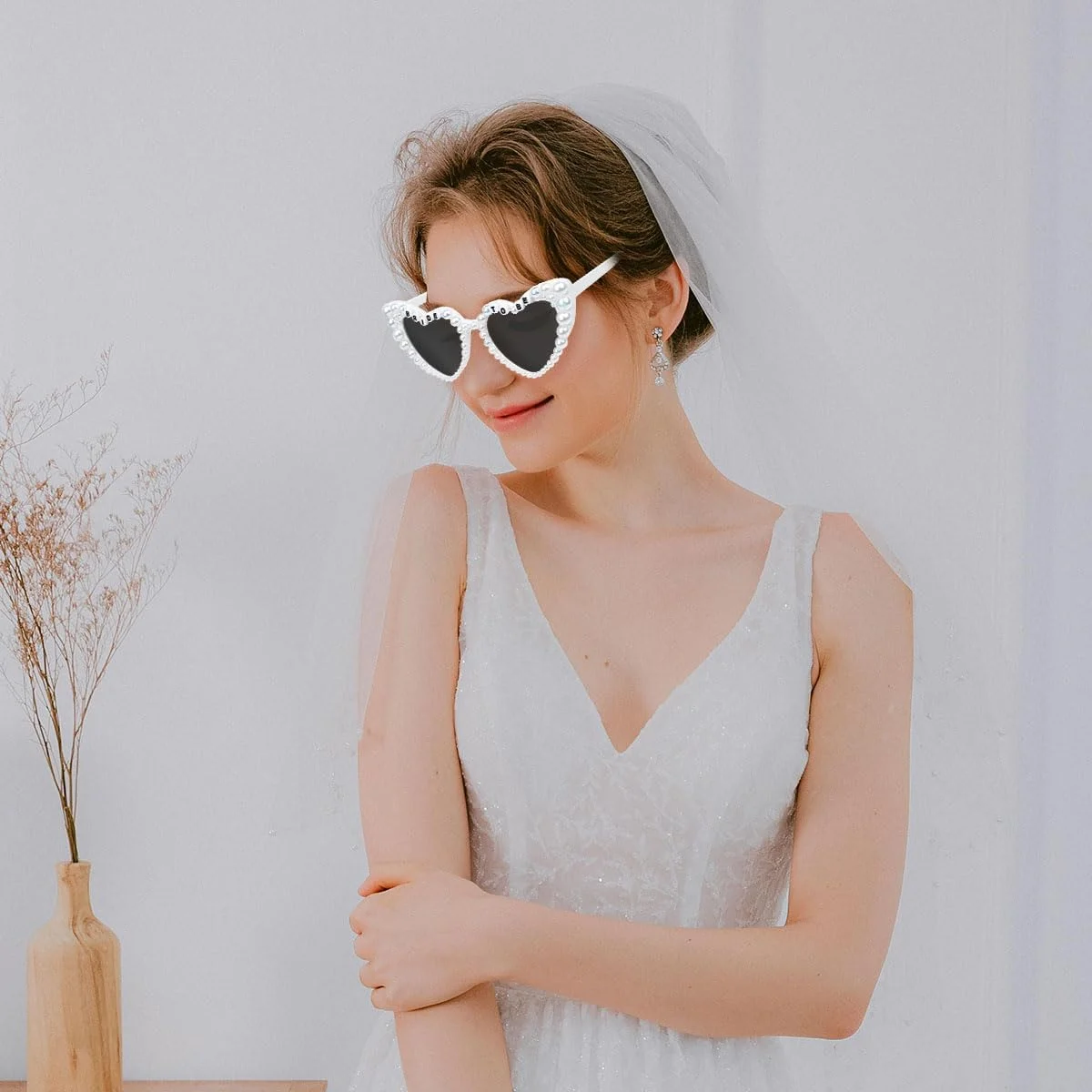 عینک آفتابی عروس FADXIN، عینک مهمانی مجردی، تزئینات نامزدی، هدیه عروس آینده، عینک آفتابی قلبی شکل عینک آفتابی عروس FADXIN، عینک مهمانی مجردی، تزئینات نامزدی، هدیه عروس آینده، عینک آفتابی قلبی شکل