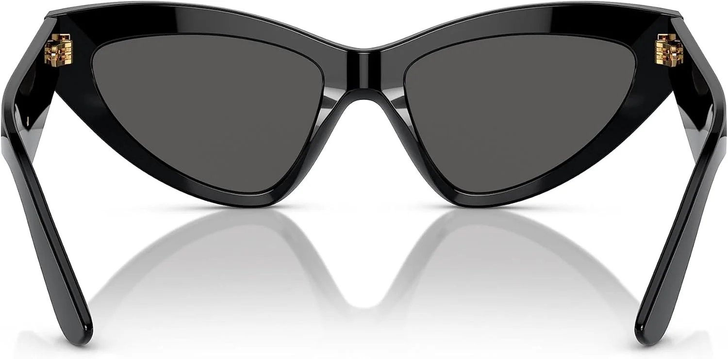 عینک آفتابی زنانه Dolce & Gabbana DG 4439 مشکی براق/خاکستری 55/18/145