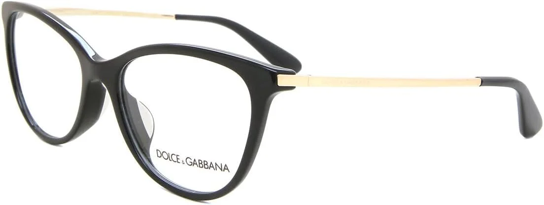 Dolce & Gabbana DG3258F Eyeglass Frames 501-54 - Black DG3258F-501-54
