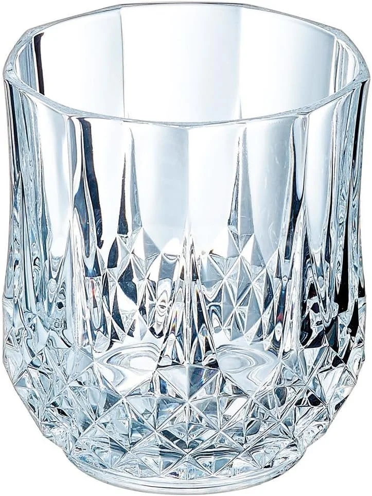 کریستال دارکز پاریس لانگ‌شانپ مجموعه لانگفلد، 6 عدد لیوان کوتاه 32cl از جنس کوارکس، براق، ساخت فرانسه، بسته 6 عددی - بسته‌بندی تقویت‌شده، مناسب برای فروش آنلاین